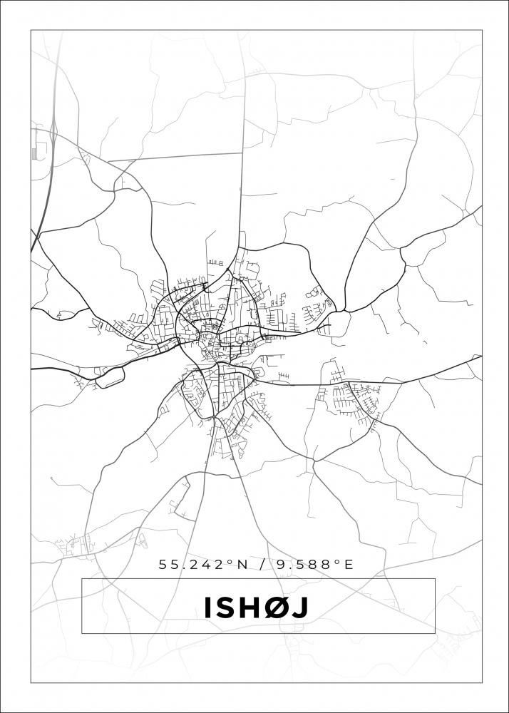 Map - Ishj - White