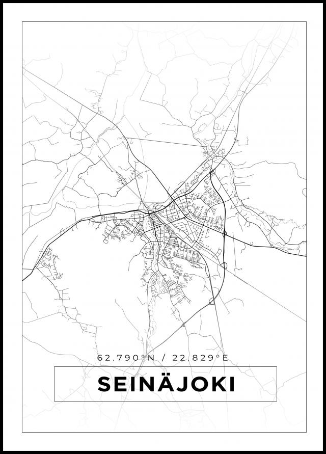 Map - Seinäjoki - White