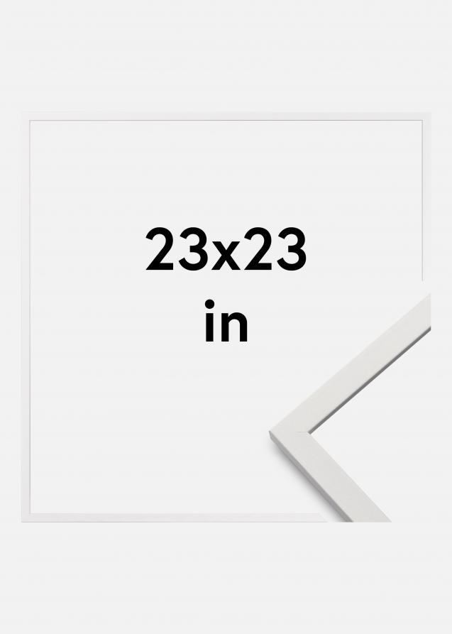 Cadre Edsbyn Verre Acrylique Blanc 23x23 pouces (58,42x58,42 cm)