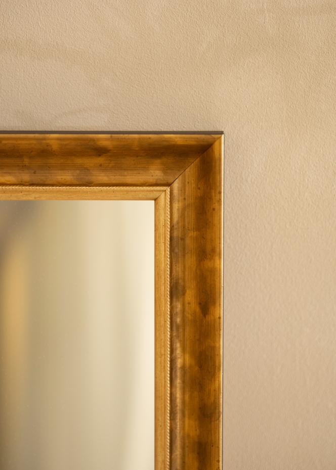 Miroir shammar Or antique - Propres mesures