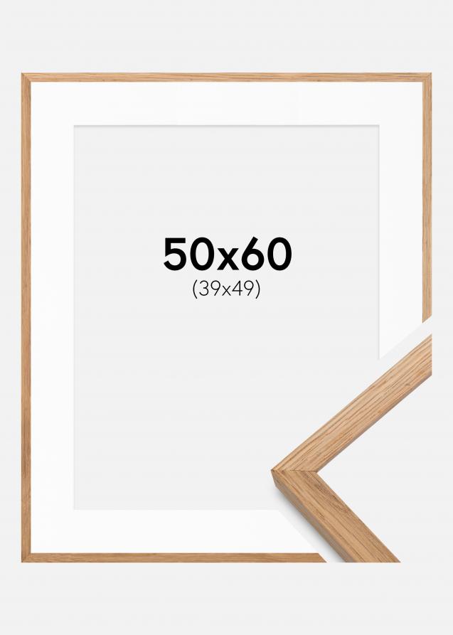 Cadre Soul Oak Veneer 50x60 cm - Passe-partout Blanc 40x50 cm