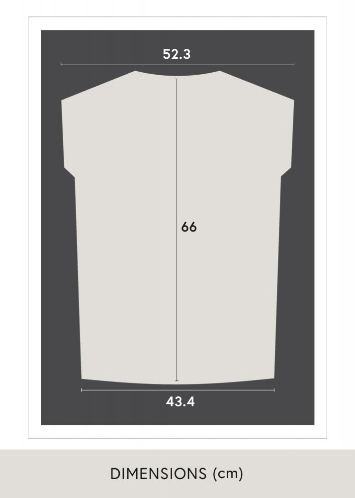 Cadre Jersey Box Verre Acrylique Blanc/Noir 60x80 cm