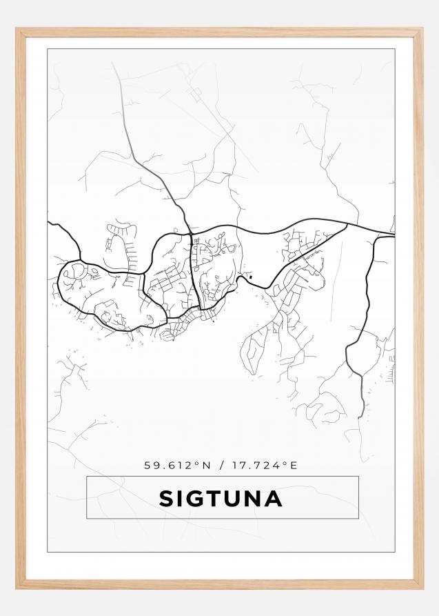Map - Sigtuna - White