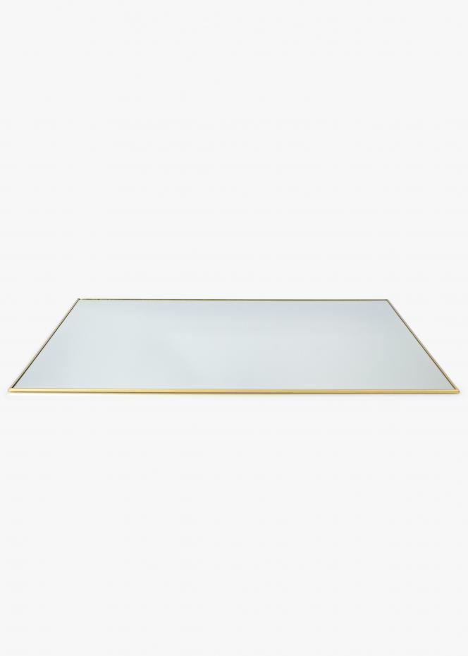 KAILA Square Mirror - Thin Brass 40x40 cm