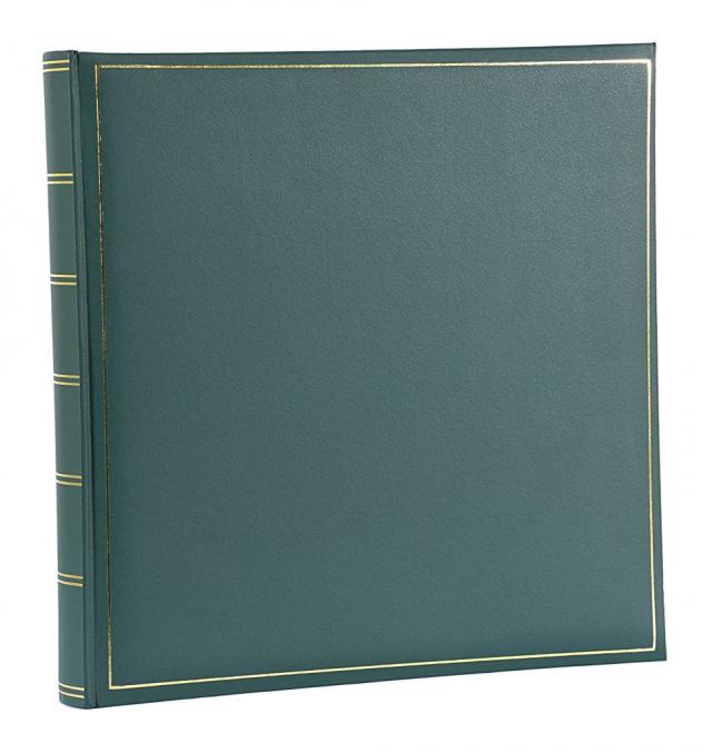 Henzo Champagne Album photo Vert - 35x35 cm (70 pages blanches / 35 feuilles)