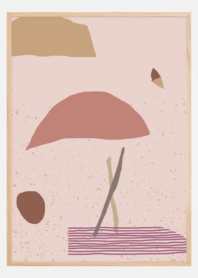 Abstract Art - Pink Poster