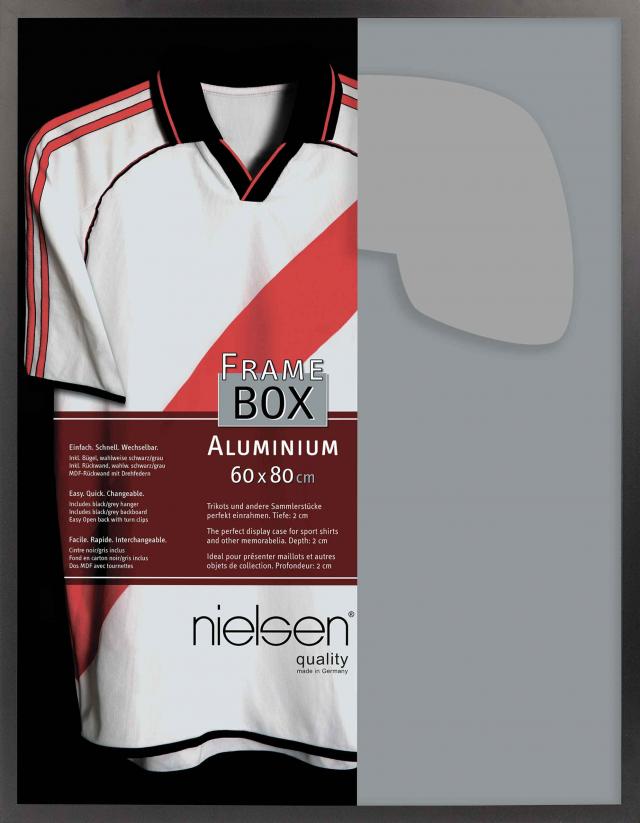 Cadre Nielsen Box II Verre Acrylique Noir 60x80 cm