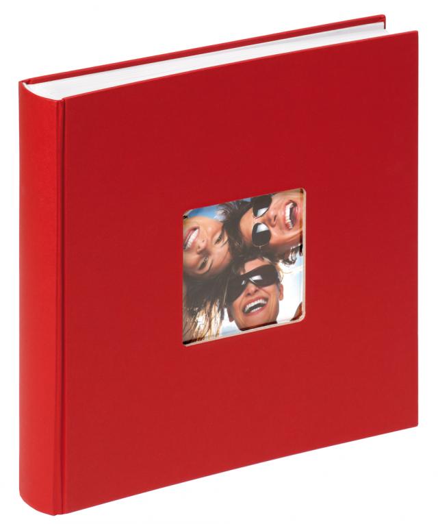 Fun Album Rouge - 30x30 cm (100 pages blanches / 50 feuilles)