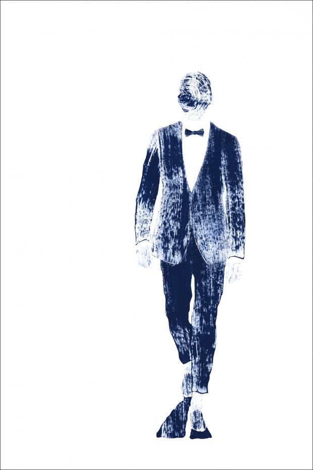 Pinstriped suit Poster