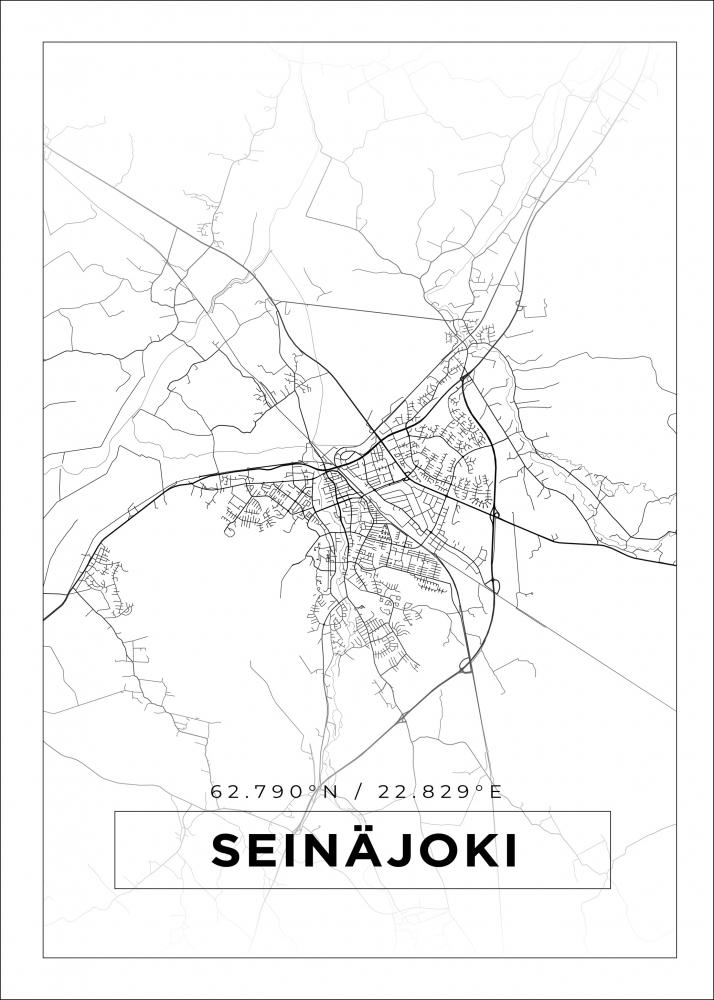 Map - Seinjoki - White
