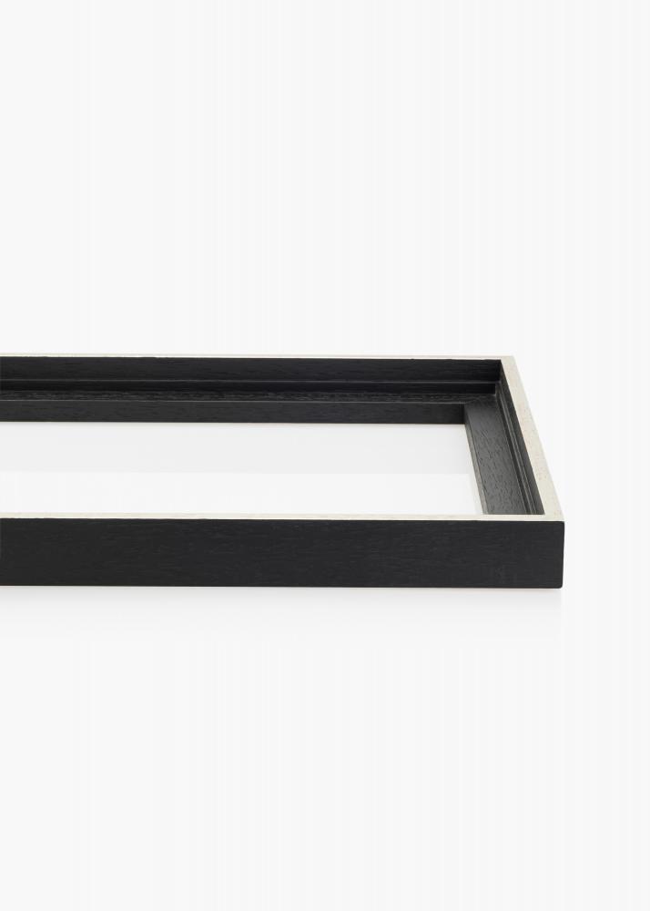 Caisse amricaine Lexington Noir / Silber 50x50 cm