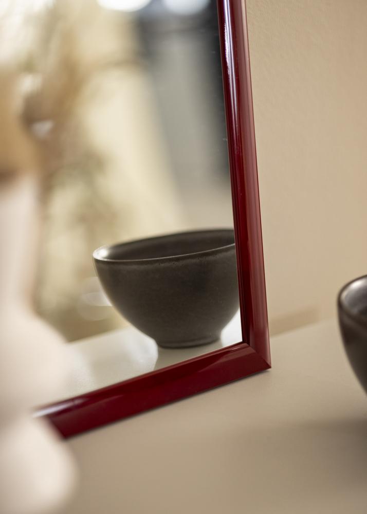Miroir Dorset Rouge sombre - Sur mesure