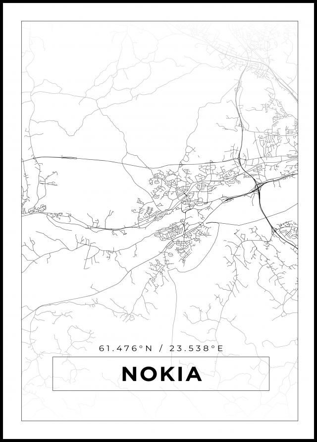 Map - Nokia - White
