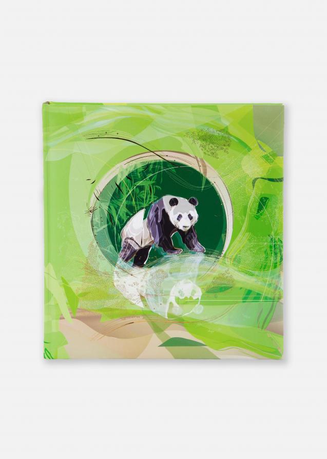 Panda Album photo Vert - 30x31 cm (60 pages blanches / 30 feuilles)