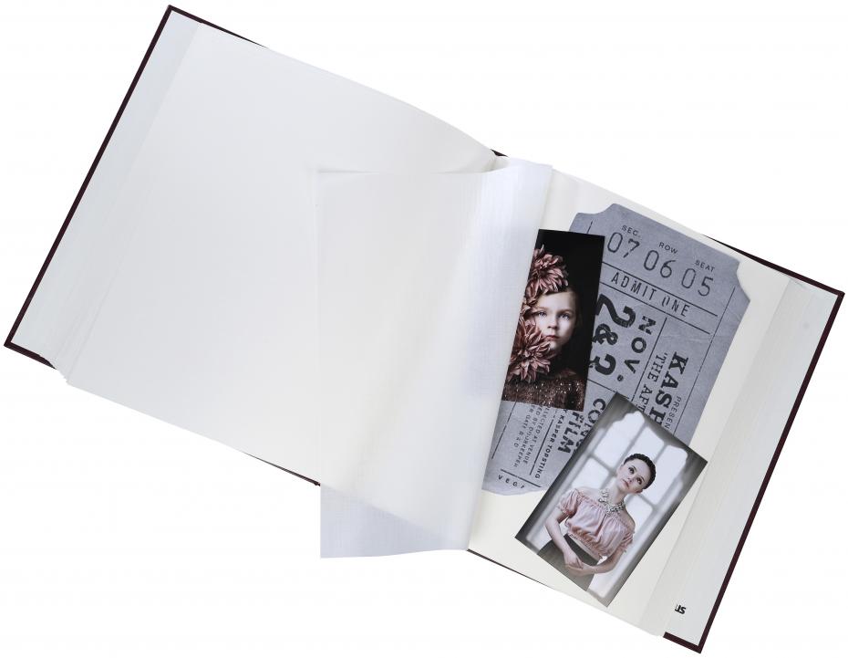 Exclusive Line Maxi Album Noir 30x33 cm (100 pages blanches / 50 feuilles)
