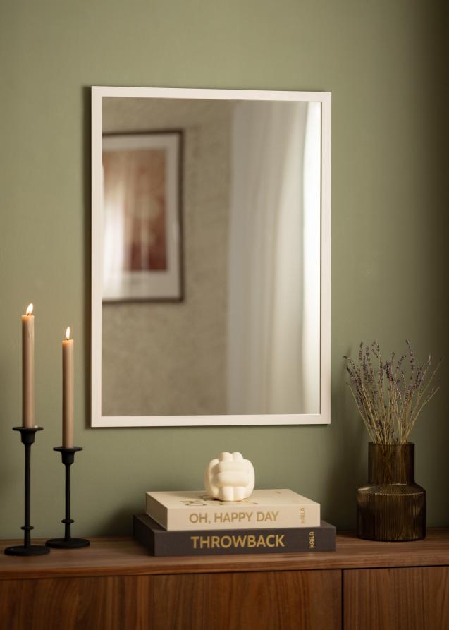 Miroir White Wood 50x70 cm