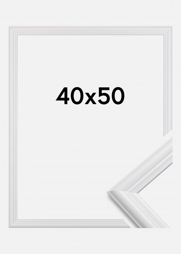 Cadre Siljan Verre Acrylique Blanc 40x50 cm