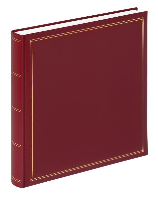 Monza Album Classic Rouge - 34x33 cm (60 pages blanches / 30 feuilles)