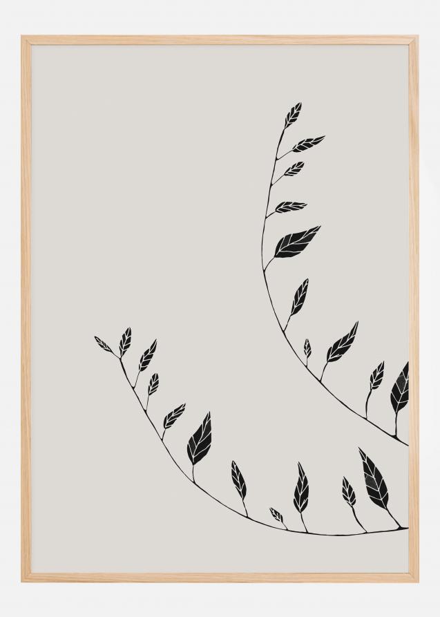 Wavy Branches Poster