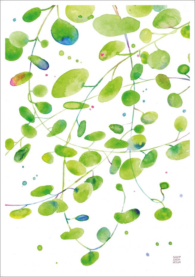 Green Leaves - Green isle studio Poster