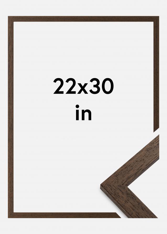 Cadre Brown Wood Verre Acrylique 22x30 pouces (55,88x76,2 cm)