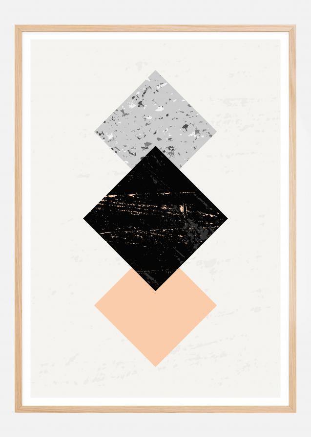 Abstract Squares II Poster
