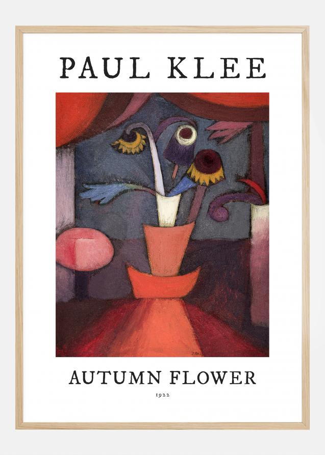 Paul Klee - Autumn Flower 1922 Poster