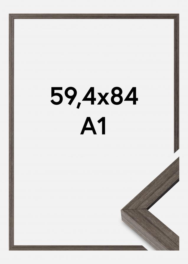 Cadre Hermes Verre acrylique Grey Oak 59,4x84 cm (A1)