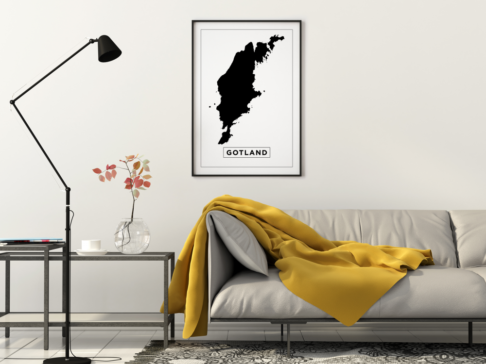 Map - Gotland - White