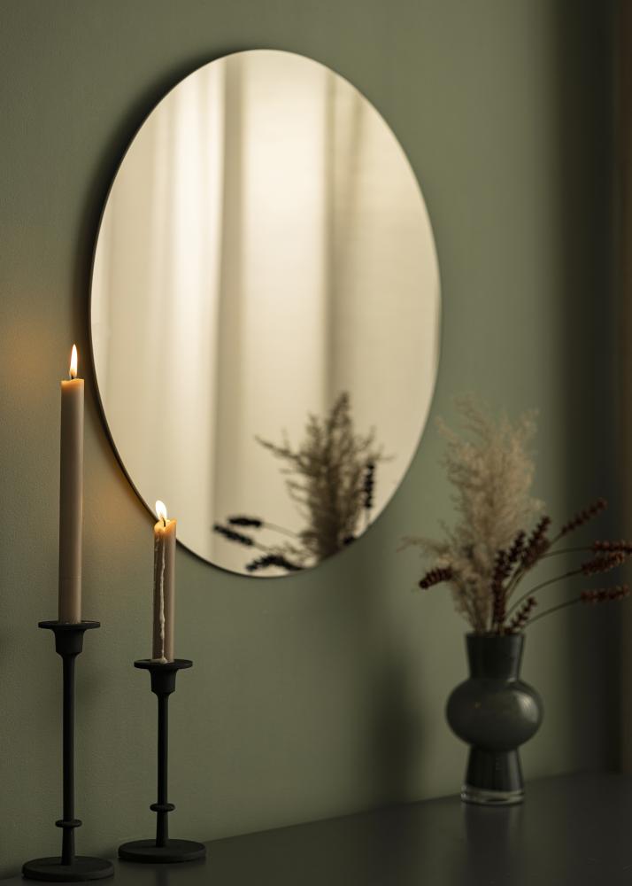KAILA Miroir rond Dark Bronze 60 cm 