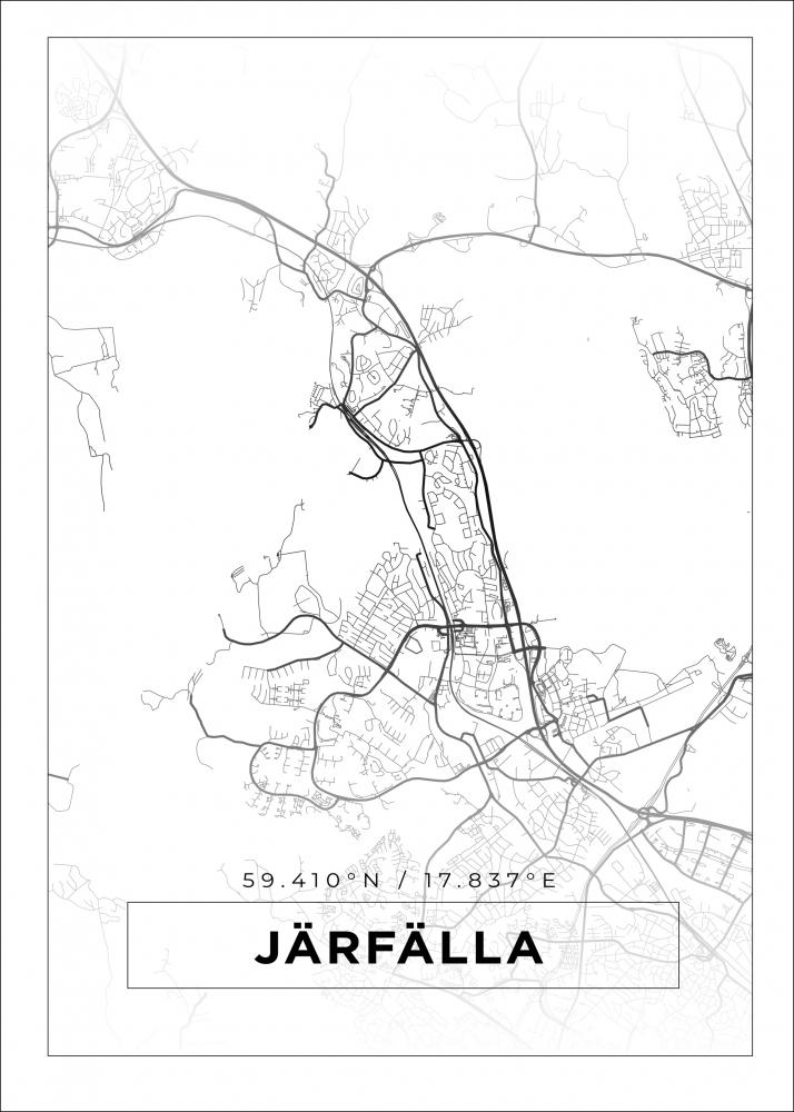 Map - Jrflla - White