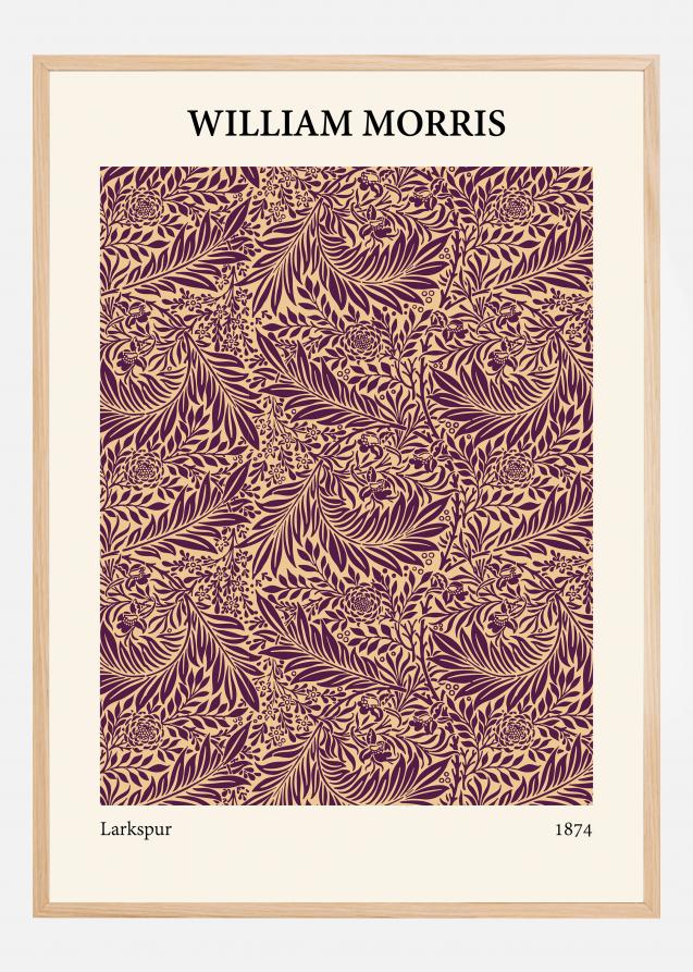 William Morris - Larkspur 6 Poster