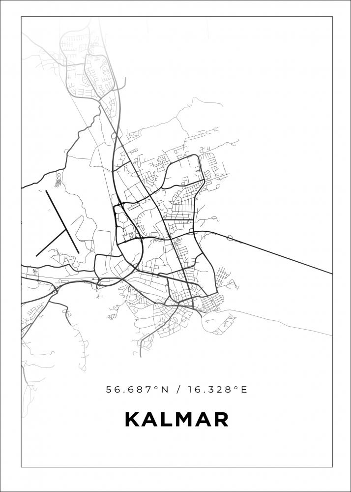 Map - Kalmar - White