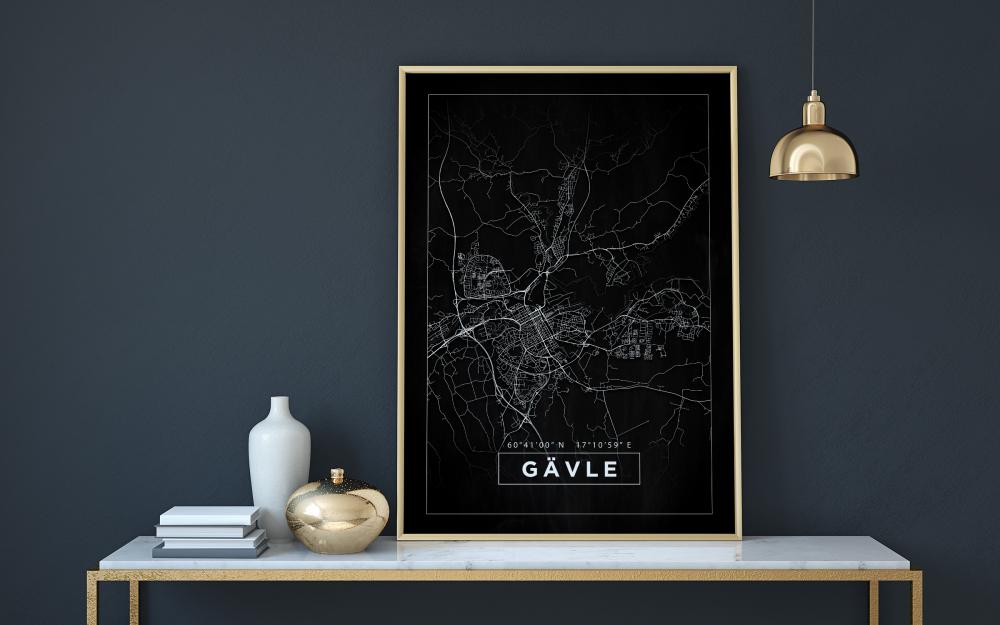 Map - Gvle - Black