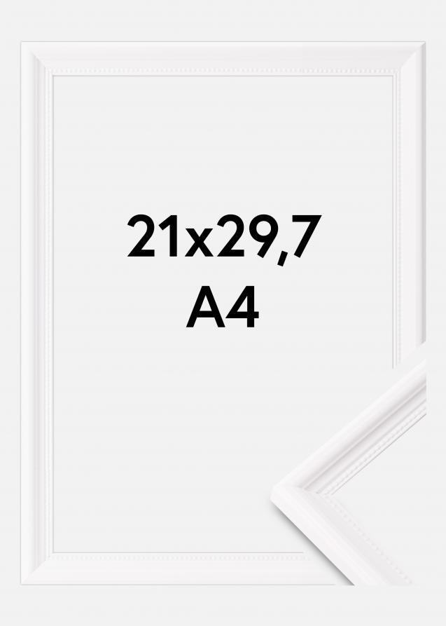 Cadre Gala Verre Acrylique Blanc 21x29,7 cm (A4)