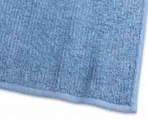 Serviette de bain Stripe Éponge - Bleu medium 65x130 cm