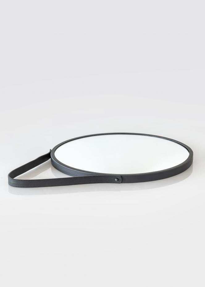Miroir Trapani Noir diamtre 38 cm