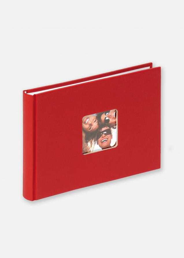 Fun Album Rouge - 22x16 cm (40 pages blanches / 20 feuilles)