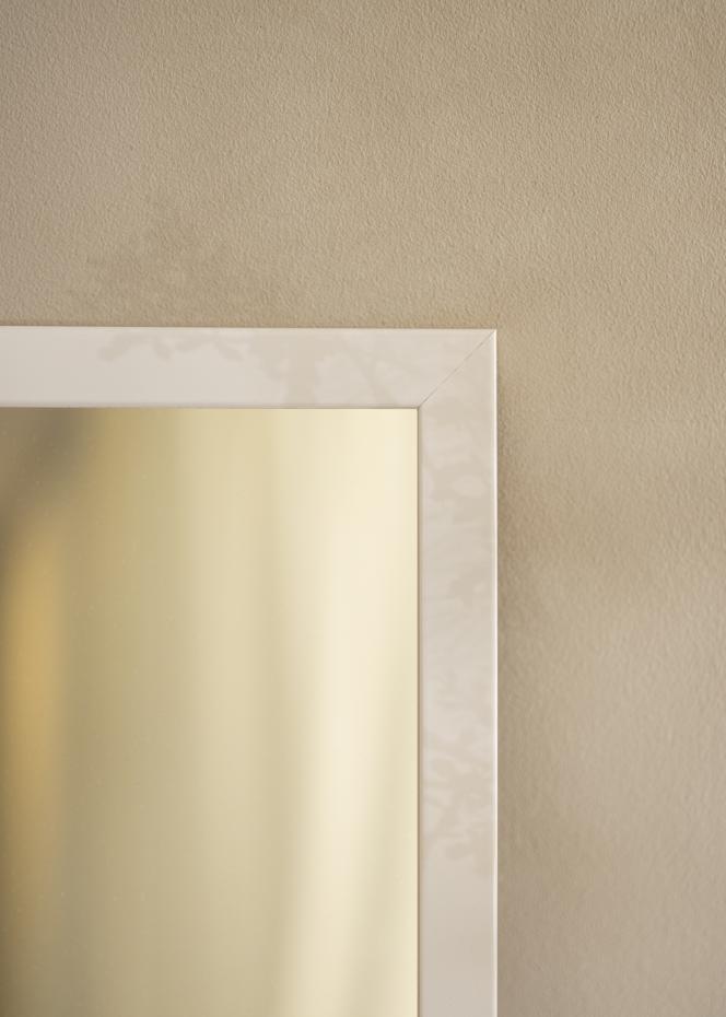Miroir White Wood Brillant - Propres mesures