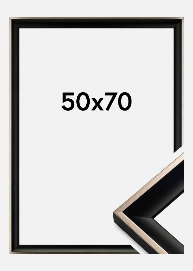 Cadre Öjaren Noir-Argent 50x70 cm