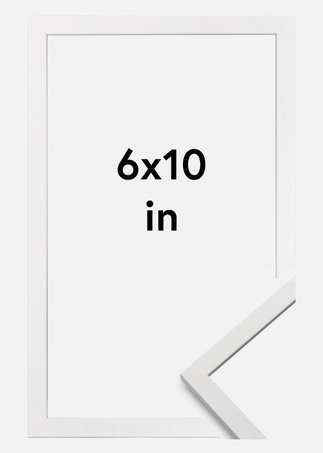 Cadre Edsbyn Verre Acrylique Blanc 6x10 pouces (15,24x25,4 cm)