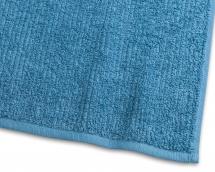Serviette de bain Stripe Éponge - Turquoise 65x130 cm