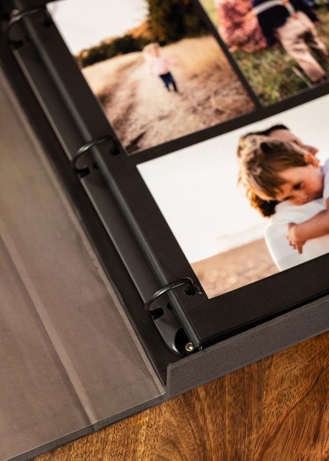 KAILA THROWBACK Black - Coffee Table Photo Album (60 Pages Noires / 30 Feuilles)