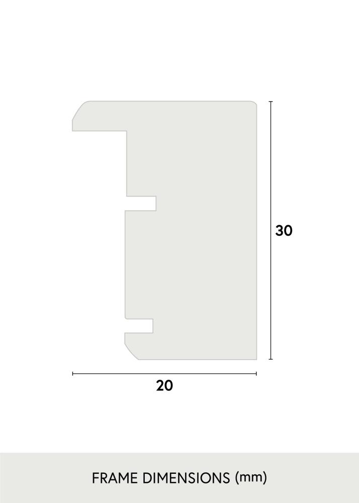 Cadre Elegant Box Gris 21x29,7 cm (A4)