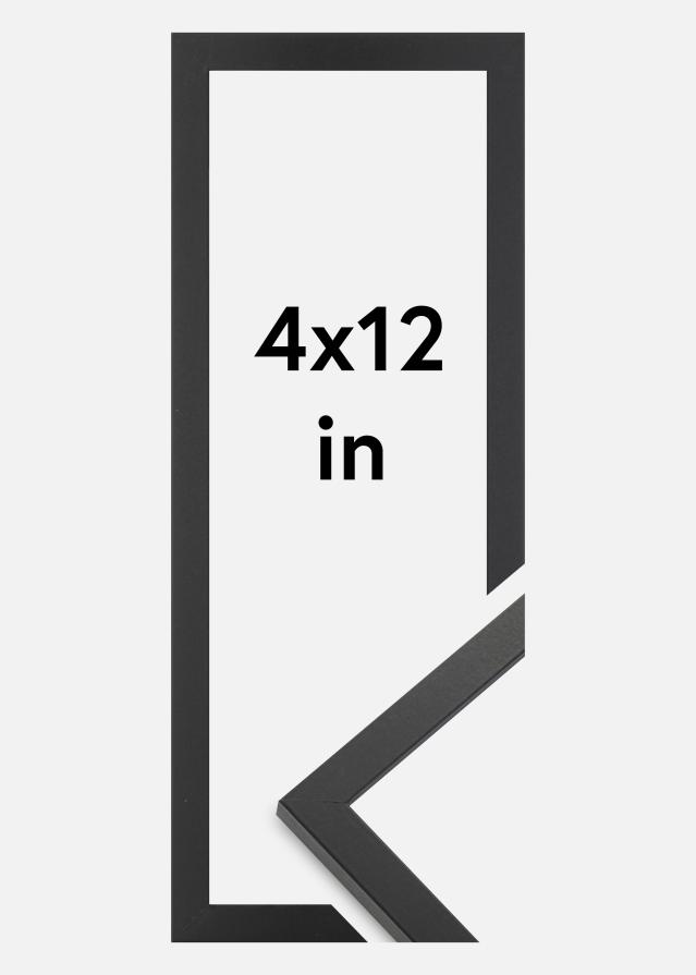 Cadre Trendy Verre Acrylique Noir 4x12 inches (10,16x30,5 cm)
