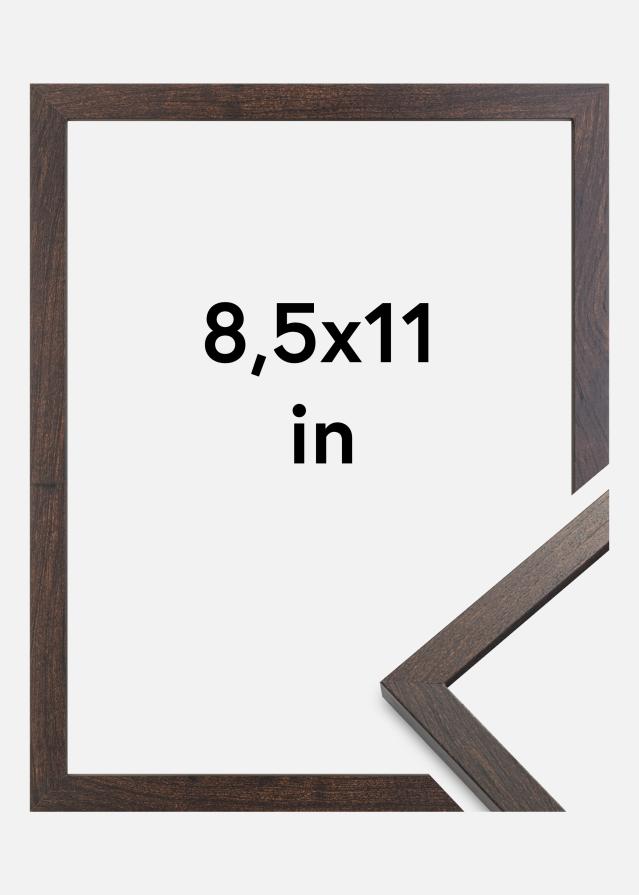 Cadre Trendy Verre Acrylique Noyer 8,5x11 inches (21,59x27,94 cm)