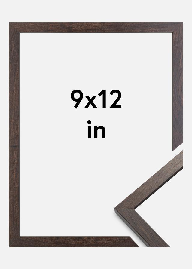 Cadre Trendy Verre Acrylique Noyer 9x12 inches (22,86x30,45 cm)