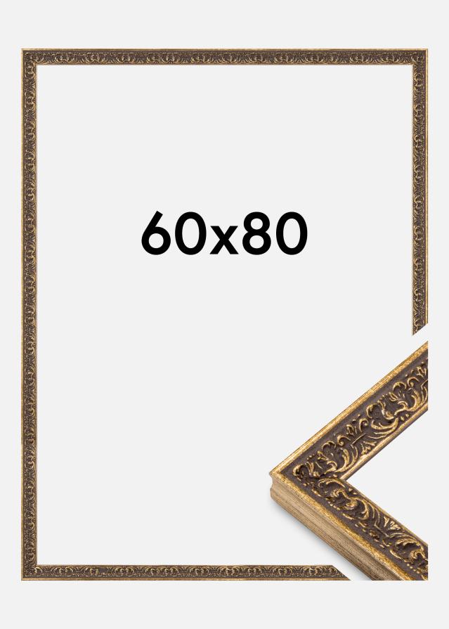 Cadre Amber Verre Acrylique Argent 60x80 cm