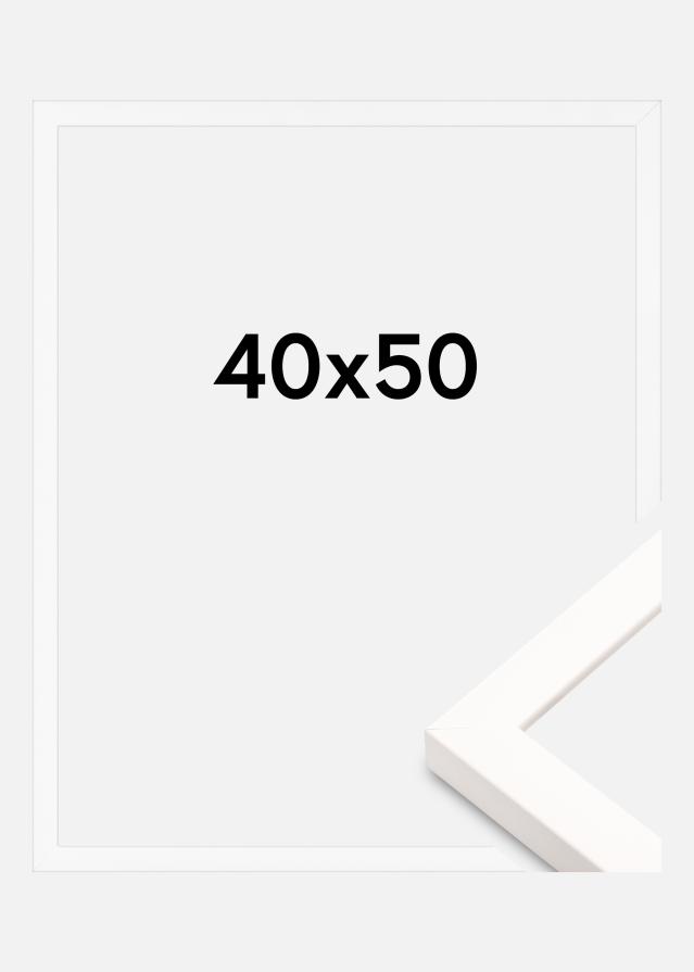 Cadre Brooke Verre acrylique Blanc 40x50 cm