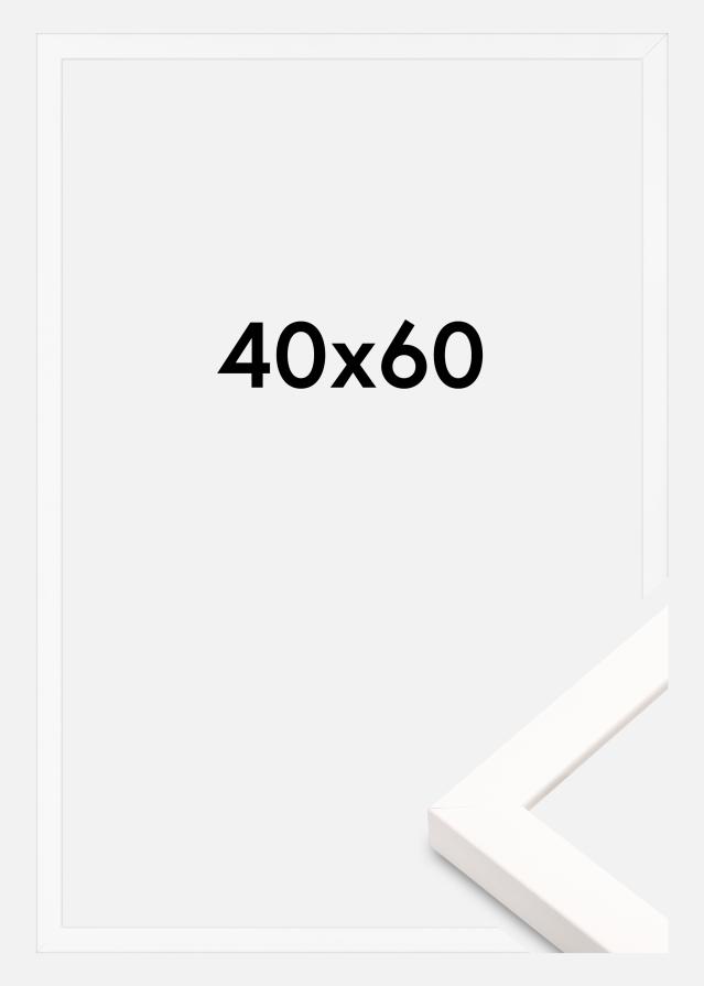 Cadre Brooke Verre acrylique Blanc 40x60 cm